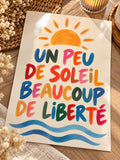 Un peu de soleil beaucoup de liberté